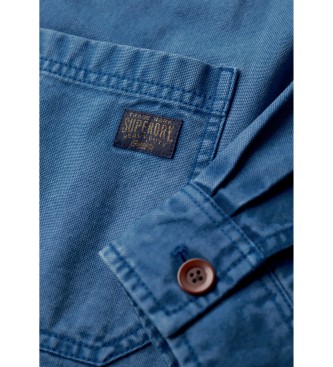 Superdry Vier-Taschen-Jacke Chore blau
