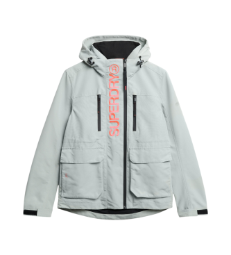 Superdry Veste coupe-vent  capuche Ultimate Tech Gris