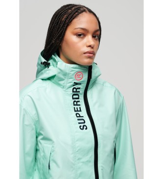 Superdry Windbreaker jacket embroidered SD blue