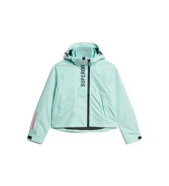 Superdry Windbreaker jacket embroidered SD blue