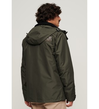 Superdry Yachter SD hooded windbreaker jacket green
