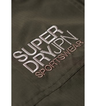Superdry Yachter SD hooded windbreaker jacket green