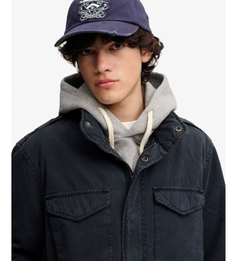 Superdry Jacka Cotton M65 marinblå