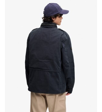 Superdry Jacka Cotton M65 marinblå
