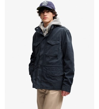 Superdry Jacka Cotton M65 marinblå