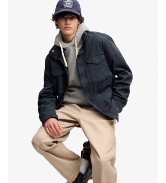 Superdry Jacka Cotton M65 marinblå