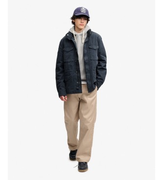 Superdry Jacka Cotton M65 marinblå