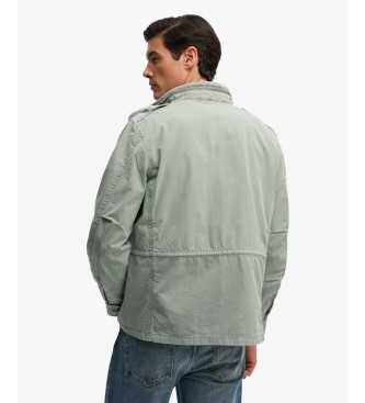 Superdry Grön M65-jacka i bomull