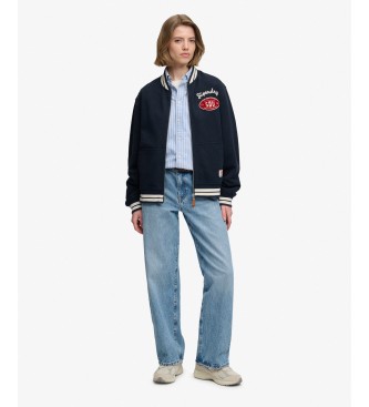 Superdry Kurtka Country Club w kolorze marynarskim