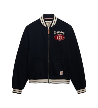 Superdry Kurtka Country Club w kolorze marynarskim