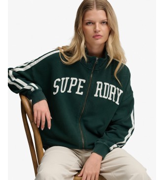 Superdry Zielona bluza dresowa ESS Loose
