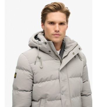Superdry Everest Hooded Jacke, grau