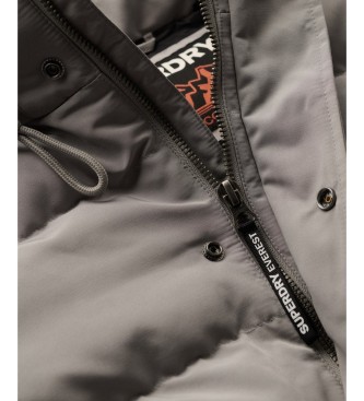 Superdry Everest Hooded Jacke, grau