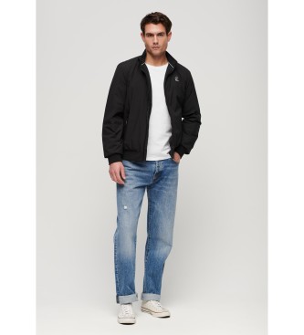 Superdry Harrington trningsjakke sort