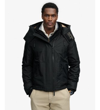 Superdry Svart jacka med huva, Arctic