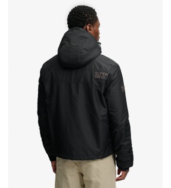 Superdry Svart jacka med huva, Arctic