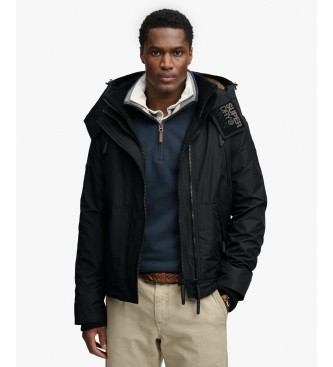 Superdry Svart jacka med huva, Arctic