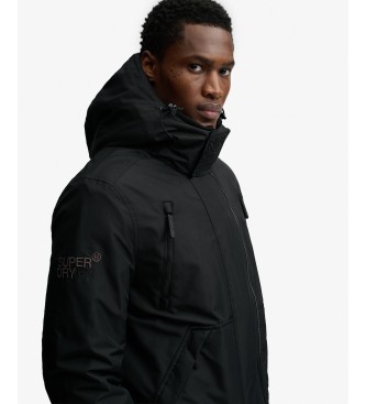 Superdry Svart jacka med huva, Arctic