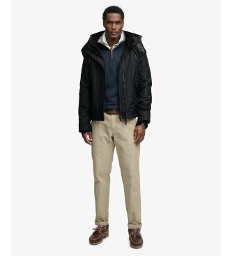 Superdry Svart jacka med huva, Arctic