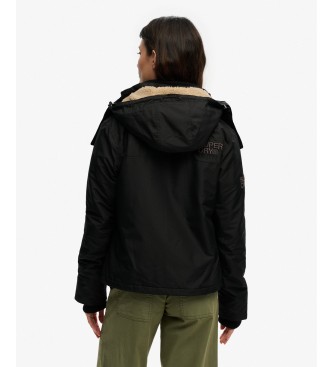 Superdry Schwarze Kapuzenjacke ?Arctic?
