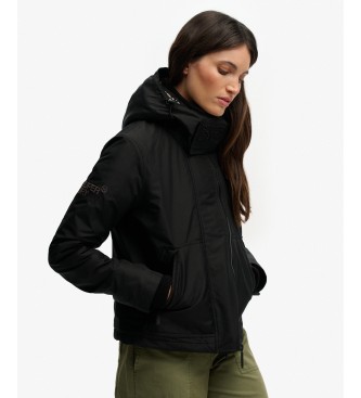 Superdry Schwarze Kapuzenjacke ?Arctic?