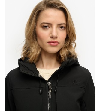 Superdry Hooded Classic Trekker-jakke, sort
