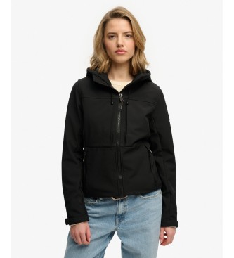 Superdry Hooded Classic Trekker-jakke, sort