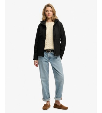 Superdry Hooded Classic Trekker-jakke, sort