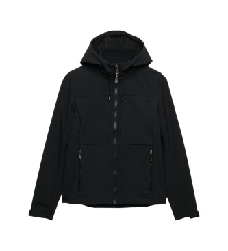 Superdry Hooded Classic Trekker-jakke, sort