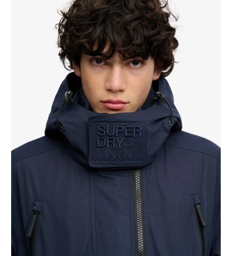 Superdry Jacka Hooded MF Arctic marinblå