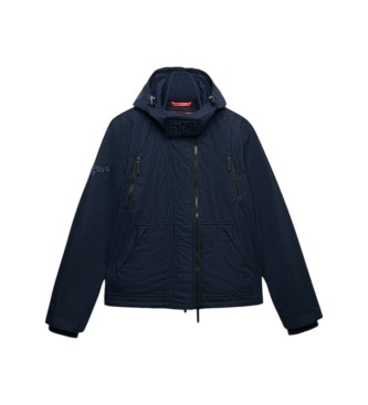 Superdry Jacka Hooded MF Arctic marinblå