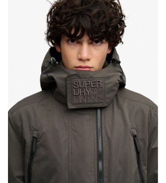 Superdry MF Arctic-jacka med huva, mörkgrön