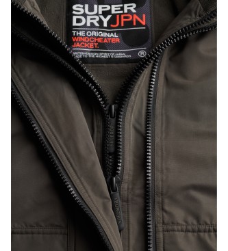 Superdry MF Arctic-jacka med huva, mörkgrön