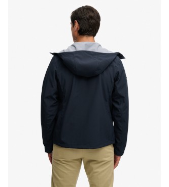Superdry Giacca Hooded Softshell Trekker blu marino