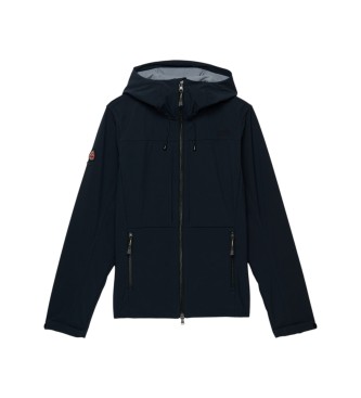 Superdry Giacca Hooded Softshell Trekker blu marino