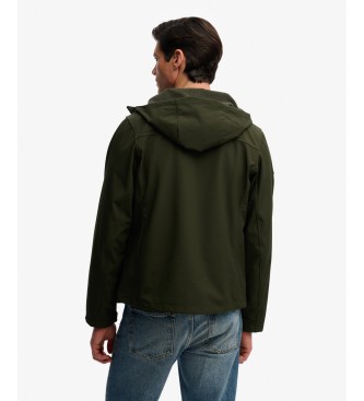 Superdry Green Hooded Softshell Trekker Jacket