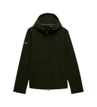 Superdry Green Hooded Softshell Trekker Jacket