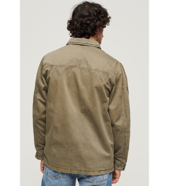 Superdry Casaco militar leve M65 verde