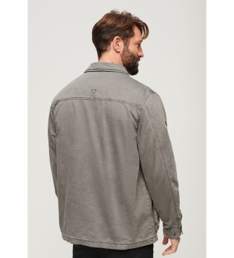 Superdry Lightweight military jacket M65 grey