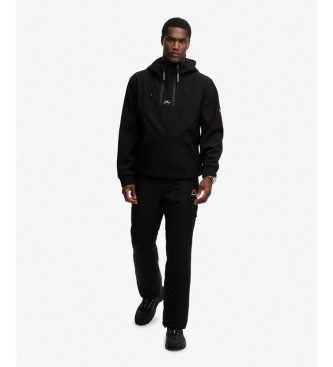 Superdry Ski Freestyle Softshell Jacke schwarz