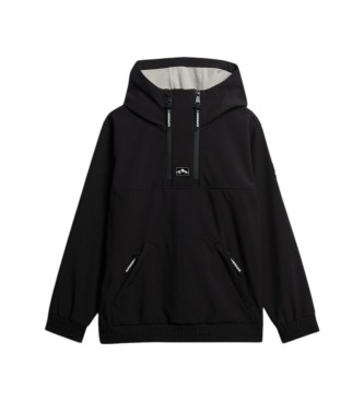 Superdry Ski Freestyle Softshell Jacke schwarz