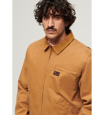 Superdry Surplus Ranch jakna rjave barve