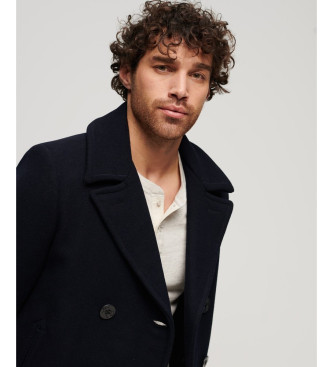 Superdry Merchant Store navy ulden cardigan