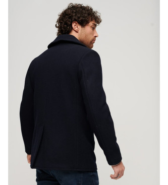 Superdry Merchant Store navy ulden cardigan