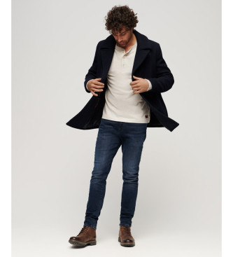 Superdry Merchant Store navy ulden cardigan