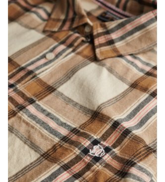 Superdry Boyfriend skjorte beige