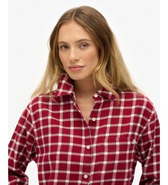 Superdry Flanellskjorta r�d