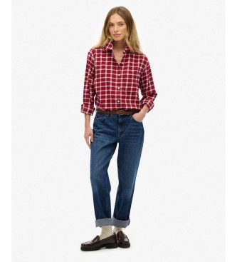 Superdry Flanellskjorta r�d