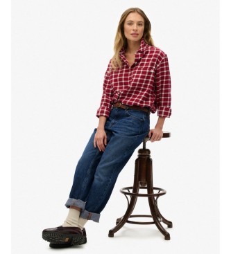 Superdry Flanellskjorta r�d