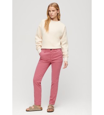 Superdry Chino rose  taille moyenne